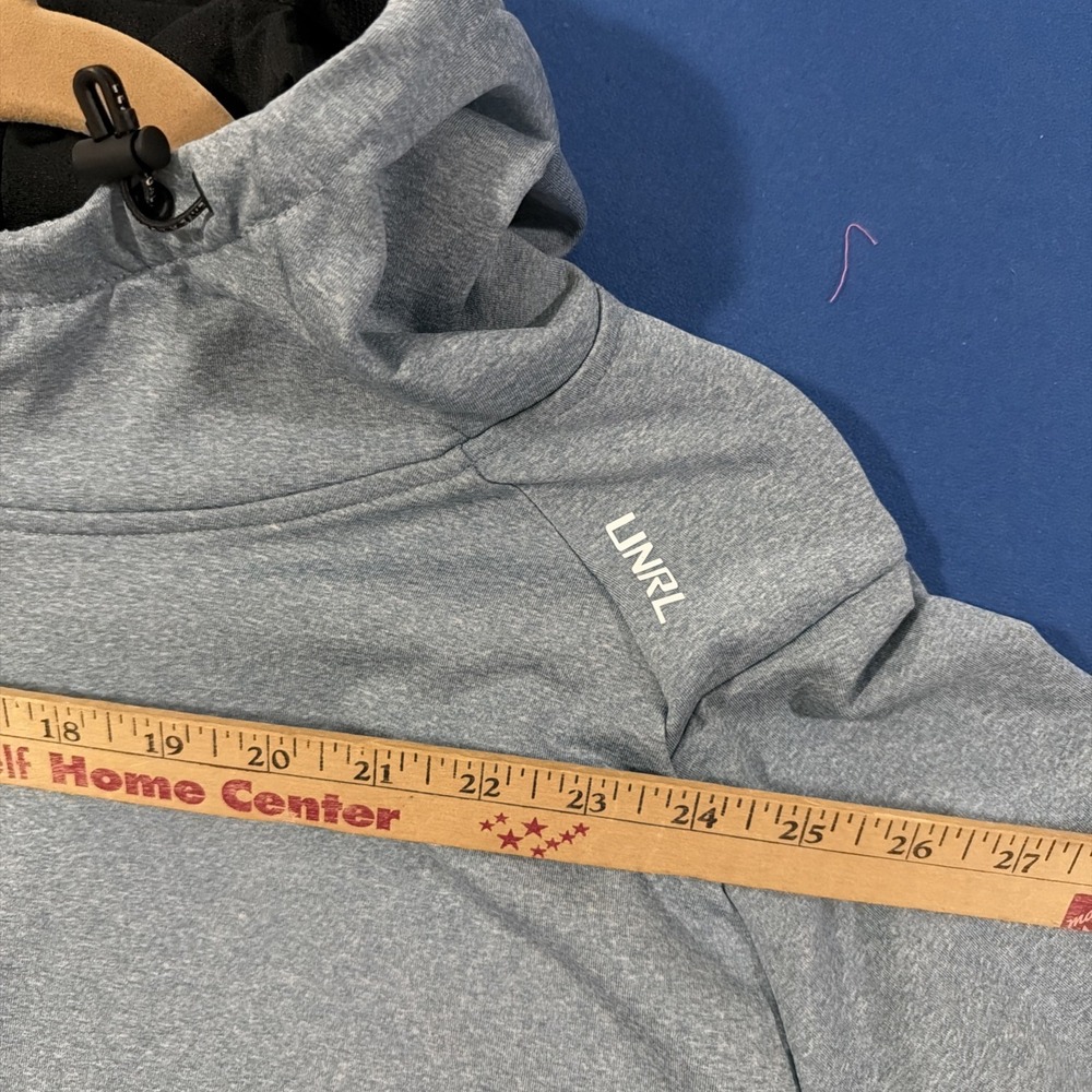 UNRL Men's Hoodie Sweatshirt Size XXL Marble Blue Active Stretch Golf Hike Fish
